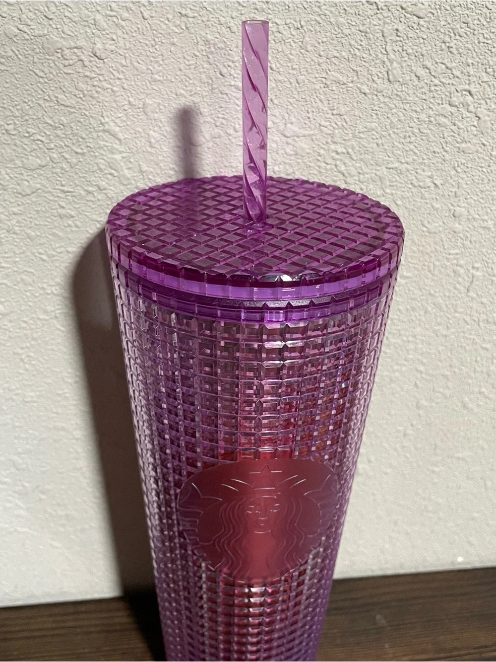 Starbucks Purple to Pink Studded Tumbler with Straw
